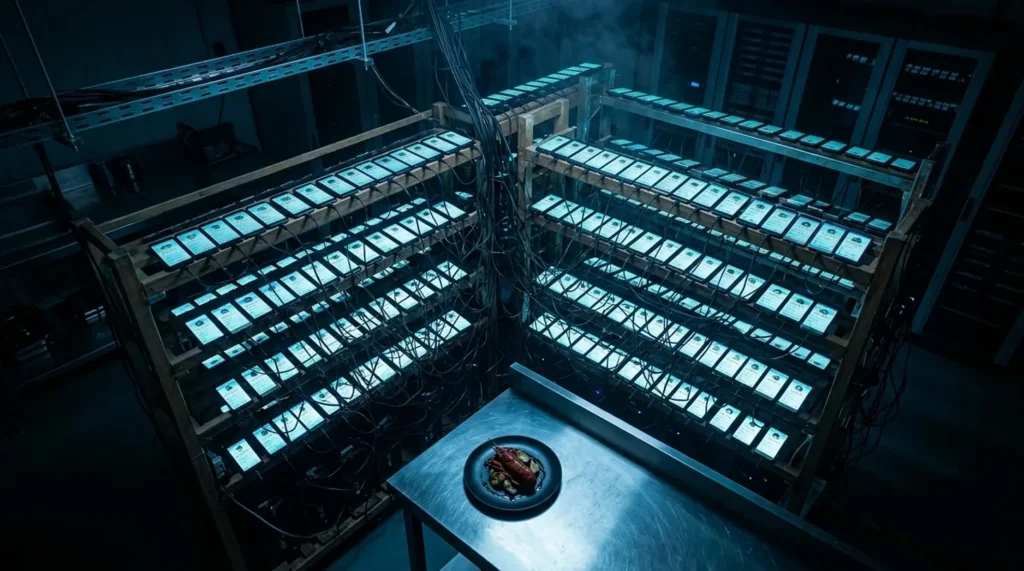 Bot farm operating in Southeast Asia.